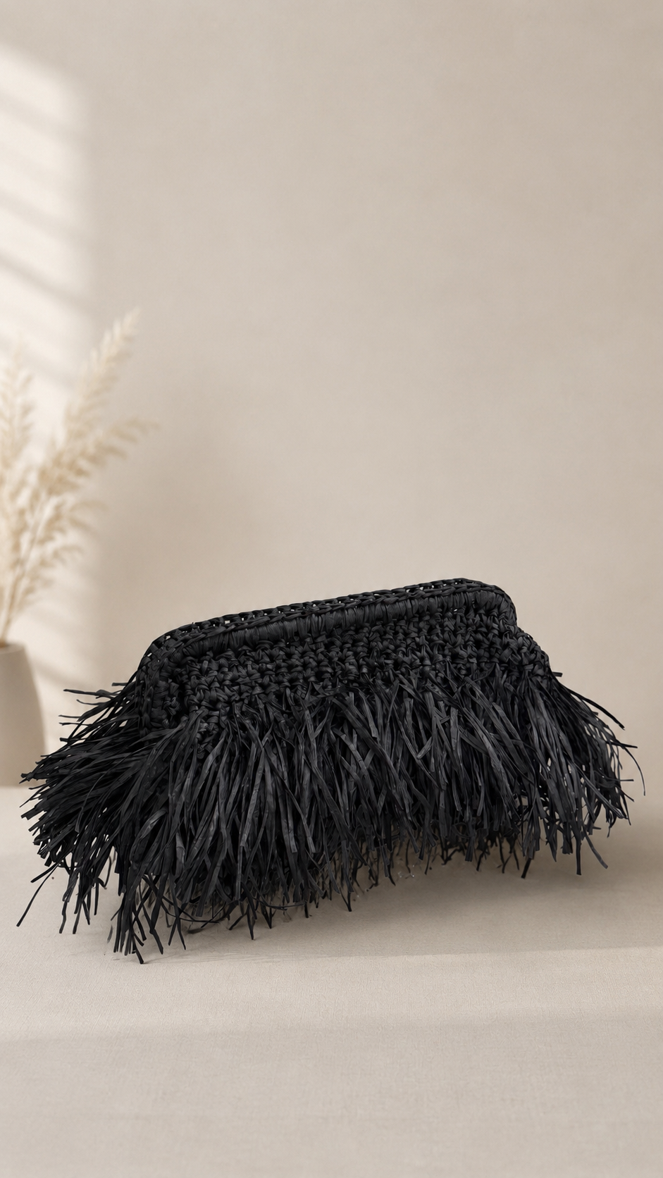 The Noir Fringe Bag