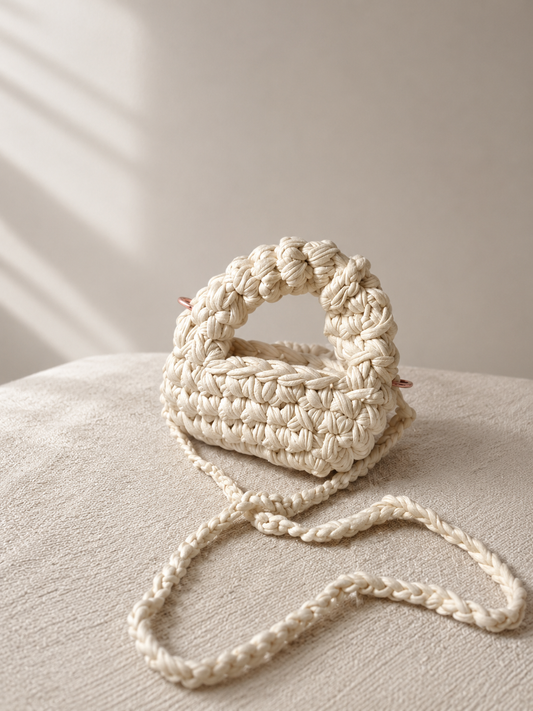 Luna Mini Ivory Bag