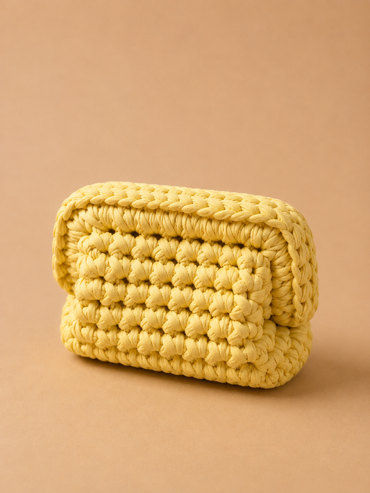 Sunny Crochet Pouch