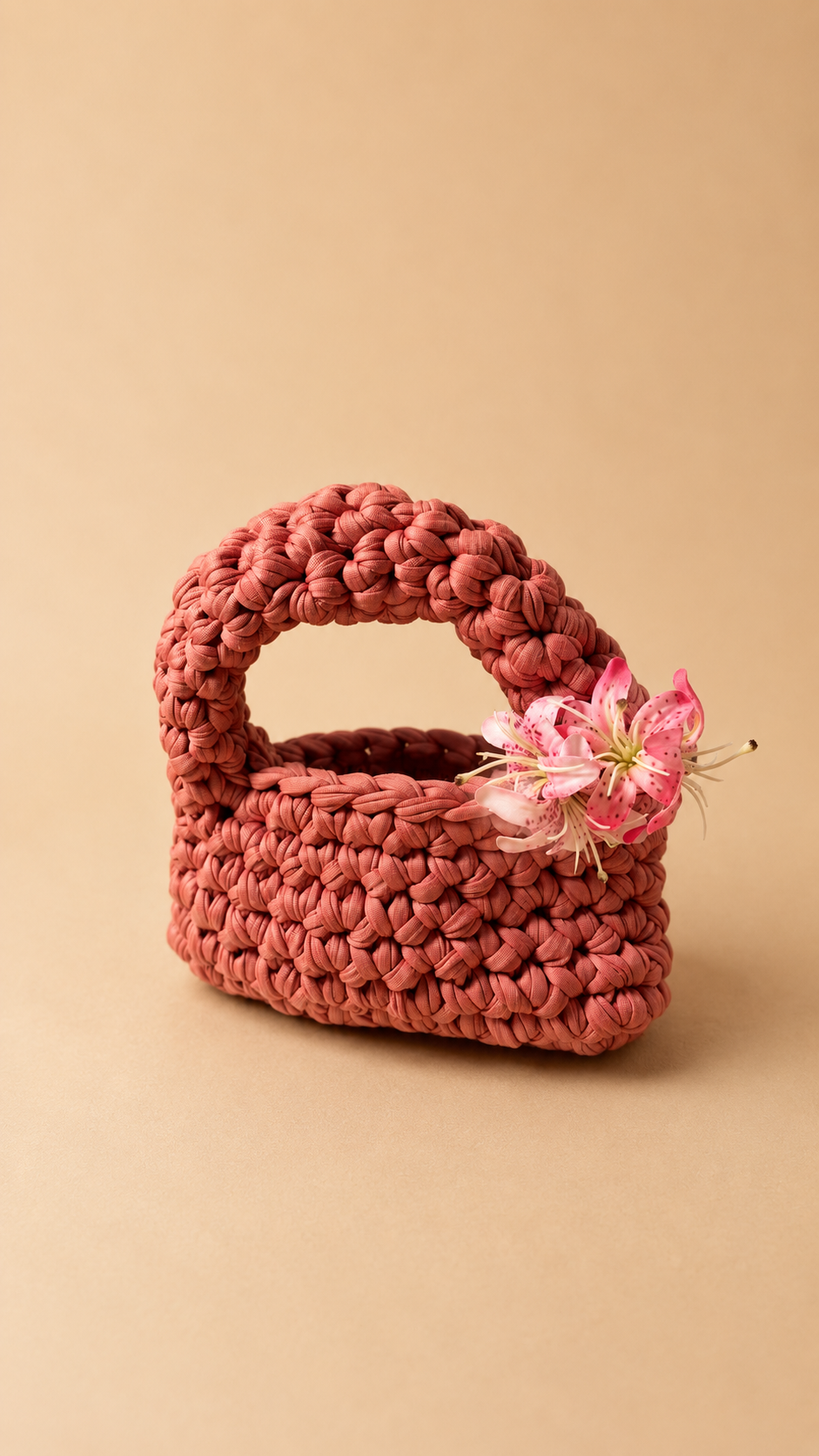 Terracotta Daisy Bag