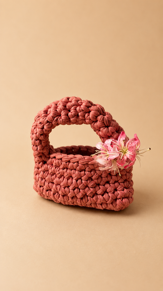 Terracotta Daisy Bag