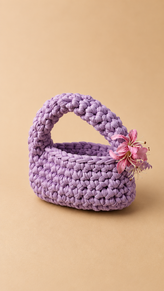 Lavender Daisy Bag