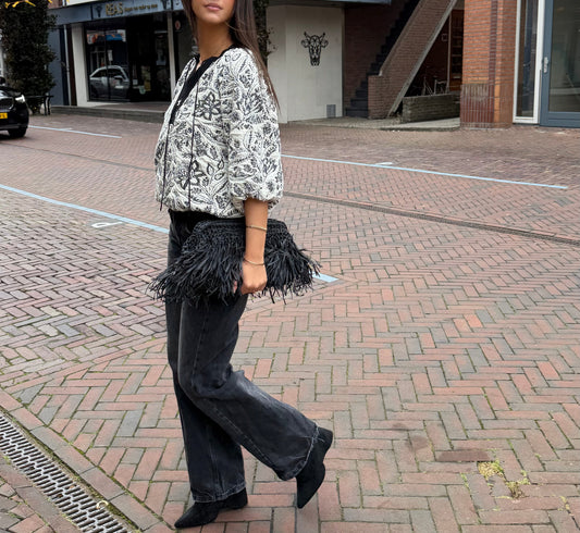 The Noir Fringe Bag